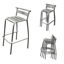 Aluminium stacking stool - stacking,