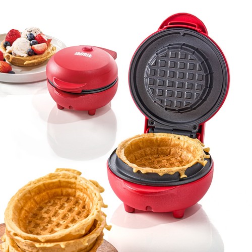Global gizmos mini waffle - mini, bowl