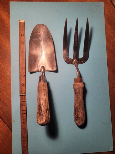 Vintage garden hand fork - vintage,