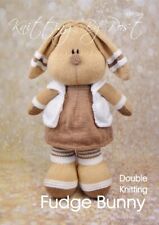 Knitting by Post Fudge the Easter Bunny Rabbit Knitting Pattern A5 Booklet. Toy