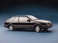 FORD SIERRA XR4i, MOSTLY SIDE VIEW, DIGITAL COLOR PHOTOGRAPH.