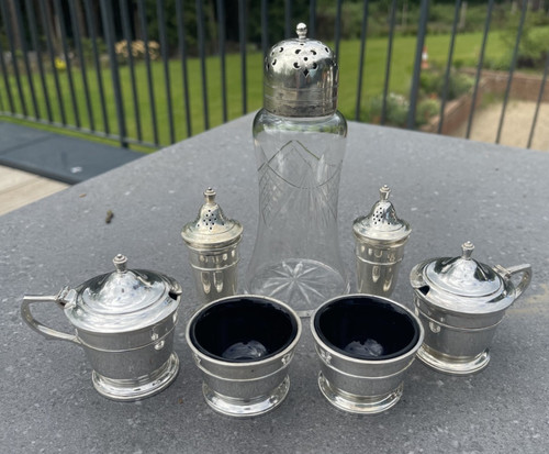 Art deco silver plated - plated, cruet