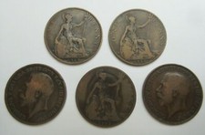 1912 H 1918 H 1919 H ONE PENNY