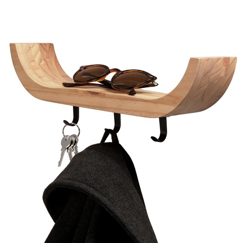 Wooden key holder - wooden, &