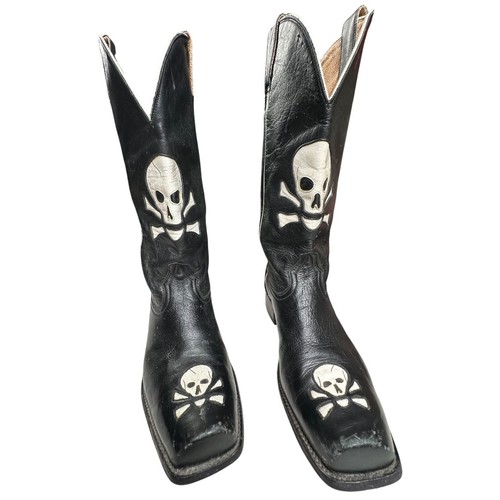 Vintage leather skull - vintage,