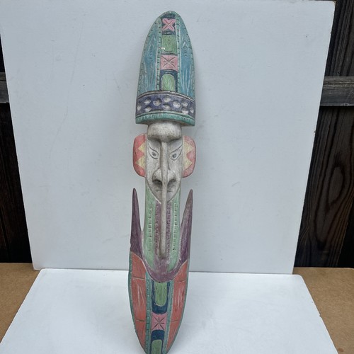 Rare vintage wooden tribal - wooden,