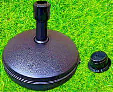 Parasol Umbrella Base Stand Sand Water Plastic Pole Garden Beach Patio Sun Shade