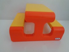 Little Tikes dolls house furniture,  picnic table / picnic bench