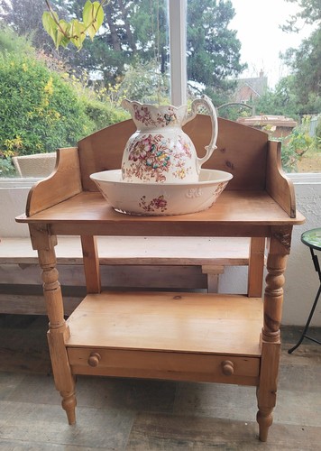 Victorian pine washstand - victorian,