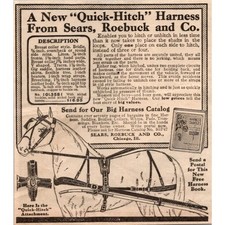 Sears, Roebuck and Co. Quick-Hitch Harness Chicago 1913 Nebraska Clipping SAI7-5