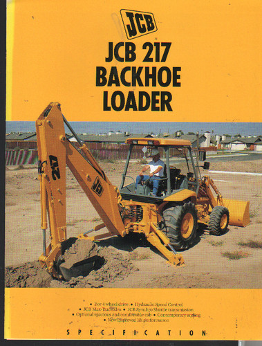 Jcb 217 backhoe loader - jcb,