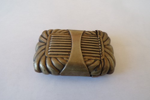Vintage silver plated vesta - plated,