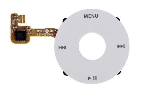 Ipod classic white click wheel - white,