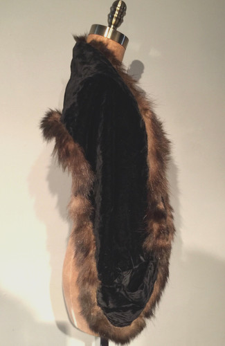 Real fur trimmed - trimmed, velvet
