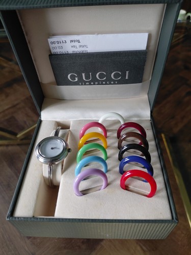 Vintage gucci watch with - gucci,
