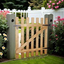 3ft/90CM Wooden Garden Gate
