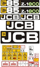 JCB 85 z-1 eco Mini Digger Decal Set 