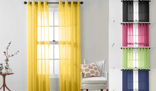 ELEGANCE 1PC SOLID VOILE SHEER