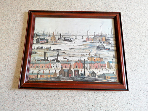 Lowry framed print - ls,
