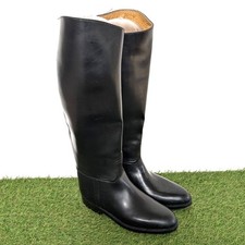 Aigle Coupe Saumur Rubber Riding Boots Vintage 1970s - Womens Size UK 5.5 EU 39