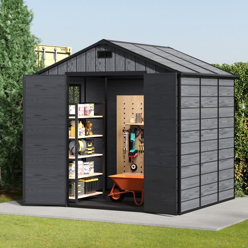 Plastic outdoor garden - garden, shed