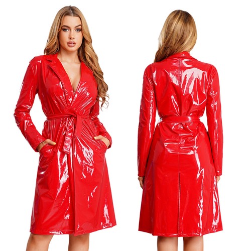 Women glossy pu - pu, leather