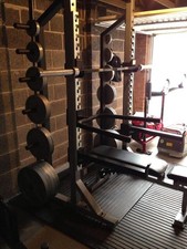 York Fitness STS Half Rack