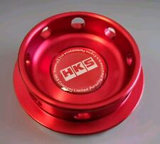 HKS Oil Cap - RED ALLOY - Fits