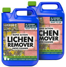 Jarder Lichen Killer Patio Cleaner Green Mould Algae Black Spot Remover 2 x 5L