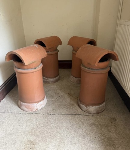 Reclaimed antique chimney - antique, pots