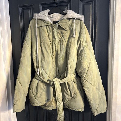 Zara women quilted green - quilted,