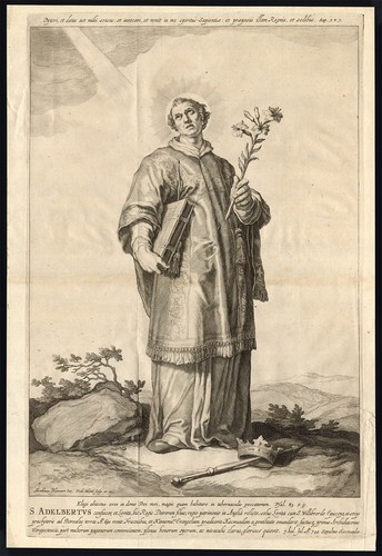 Antique print adalbert - print-adalbert, of