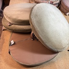 Ercol  Lyn-Plan Cushions Set Of 4 for dining  Chairs  fabric With Poppers pads