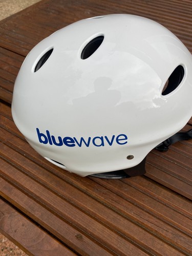 Blue wave watersport helmet - wave,