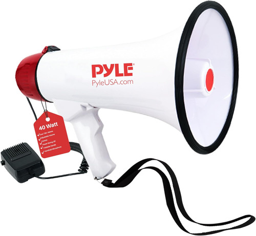 Megaphone with siren 40w - with,