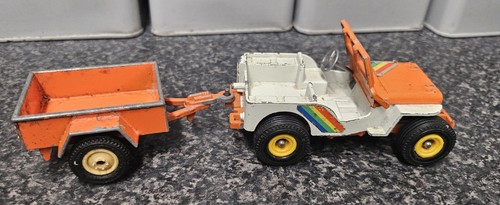Britains 9421 orange jeep - britains,