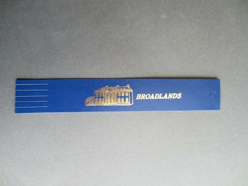 Leather bookmark broadlands - bookmark,