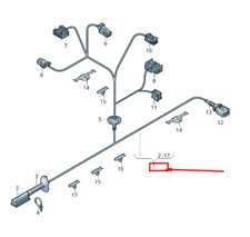 AUDI RS3 Rear Door Wiring Set
