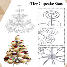 5 Tier Metal Cupcake Stand