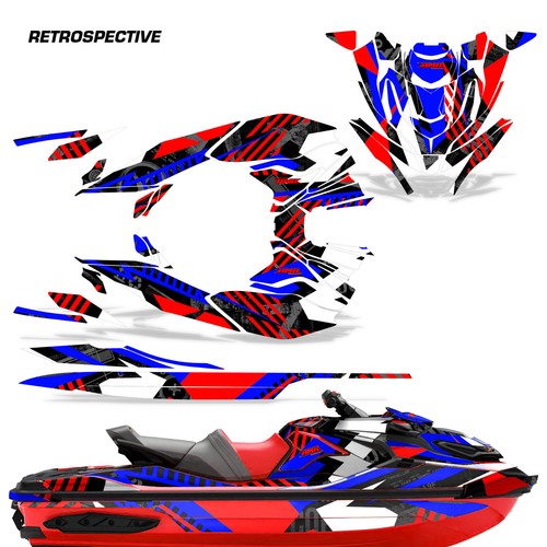 Jet ski graphics decal - ski,
