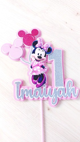 Minnie mouse cake topper set - minnie,