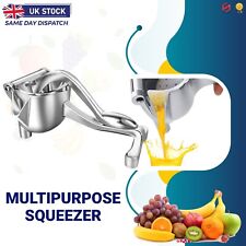Aluminum Alloy Manual Juicer Hand Lemon Juice Squeezer Fruit Press Extractor