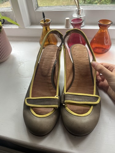 Chie mihara leather heel shoes - chie,