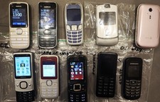 Job Lot 10 Nokia Motorola Siemens Phones Tested Working