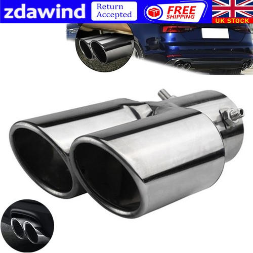 Twin double exhaust tip trim - twin,
