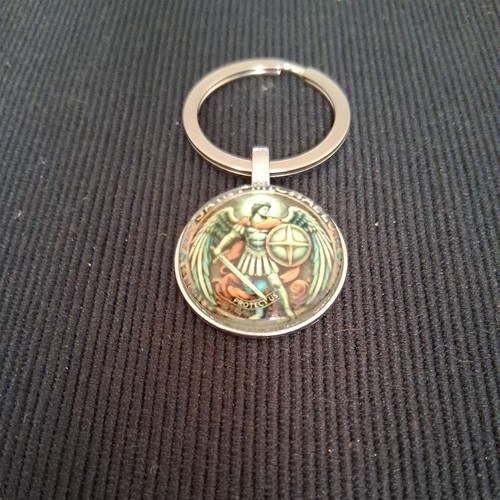 Saint christopher keyring - saint, keyring.