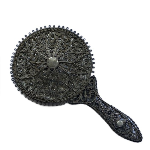 Antique small hand - antique, mirror