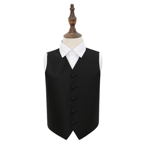 Black woven plain - plain, solid