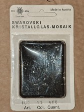 NOS vintage 400 pack Swarovski square crystal glass mosiac tiles