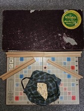 Vintage Red Box 1954 Scrabble